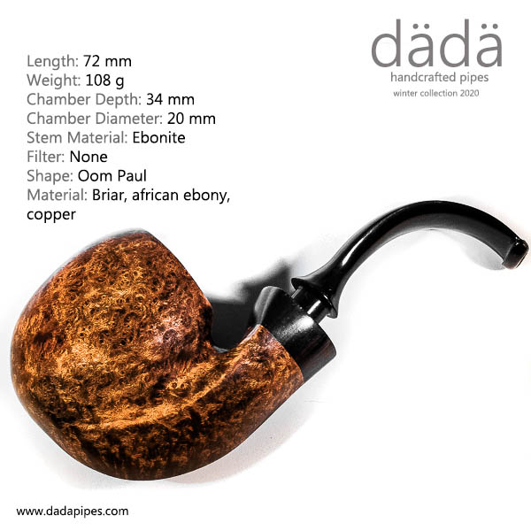 Hungarian pipe extra (Oom Paul shape) - La Pipe Rit
